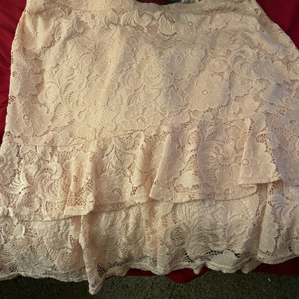 JM MIDI Skirt, Peach